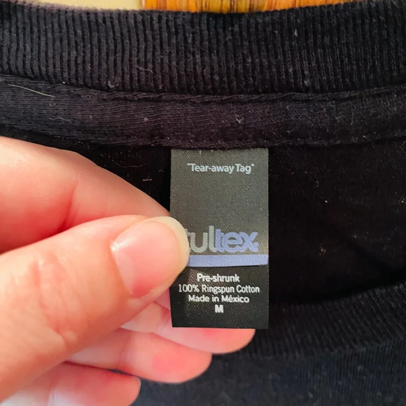 Stan Lee face silhouette unisex short sleeve tee Marvel Comics SZ M black white - Picture 4 of 6